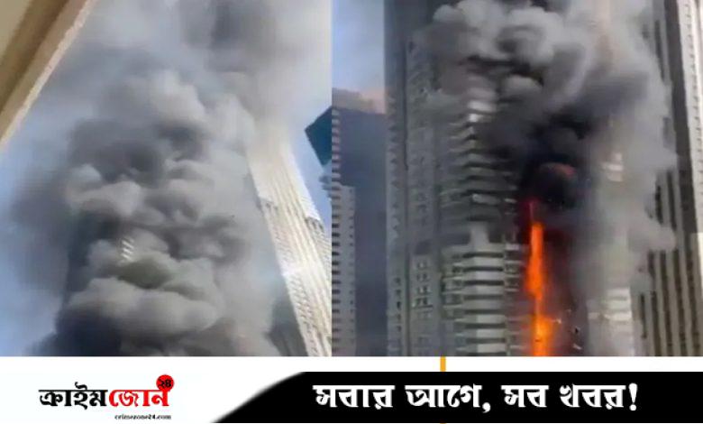 দুবাইয়ে ৬৭ তলা ভবনে ভয়াবহ আগুন, ৩৮২০ জনকে উদ্ধার