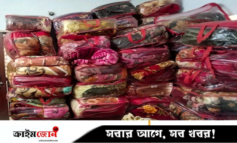 ময়মনসিংহ সীমান্তে চোরাচালানের কম্বলসহ আটক ৫