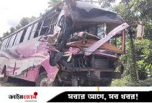 ঢাকা-ভাঙ্গা এক্সপ্রেসওয়েতে কাভার্ড ভ্যানকে বাসের ধাক্কা, আহত ১০