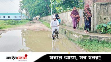 ময়মনসিংহ সিটির দেড় কিলোমিটার সড়ক যেন গলার কাঁটা