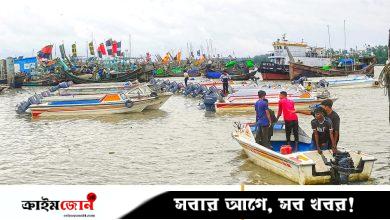 নোয়াখালীর হাতিয়ায় মেঘনা দাপিয়ে বেড়াচ্ছে ত্রুটিপূর্ণ স্পিডবোট
