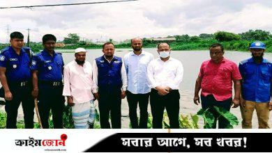 আখাউড়ায় জলাশয় ভরাট করার দায়ে ১ লাখ টাকা জরিমানা