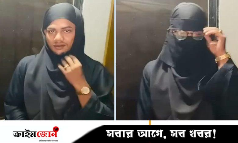 টেকনাফে বোরকা পরে ছদ্মবেশে চলাফেরা, রোহিঙ্গা যুবক আটক