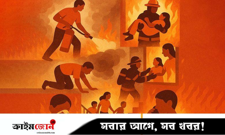 আগুন লাগলে যা করবেন