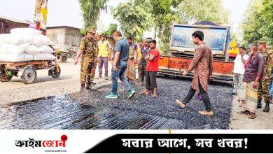 রংপুরের ১০ কিমি সড়কে ৬৩৬৫ টন পাথর উধাও