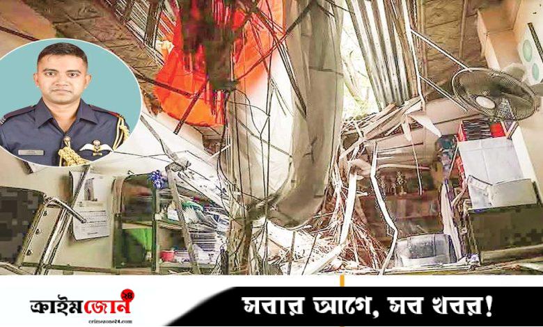 ইজেক্ট করার পর এক ঘণ্টা পড়েছিলেন পাইলট