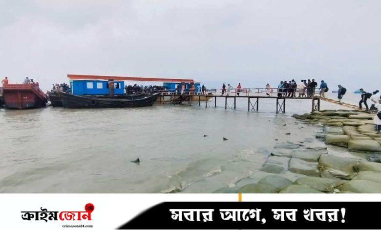দুর্যোগপূর্ণ আবহাওয়ায় হাতিয়ার সঙ্গে নৌ-যোগাযোগ বন্ধ