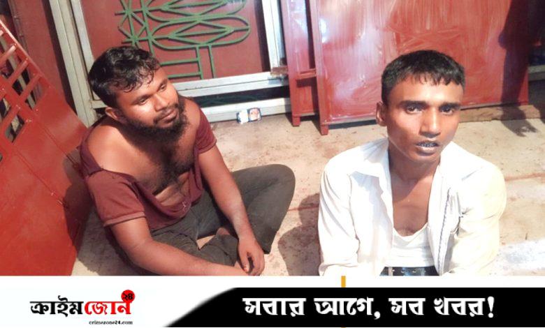 অটোরিকশা চুরি করতে গিয়ে জনতার হাতে দুই চোর ধরা