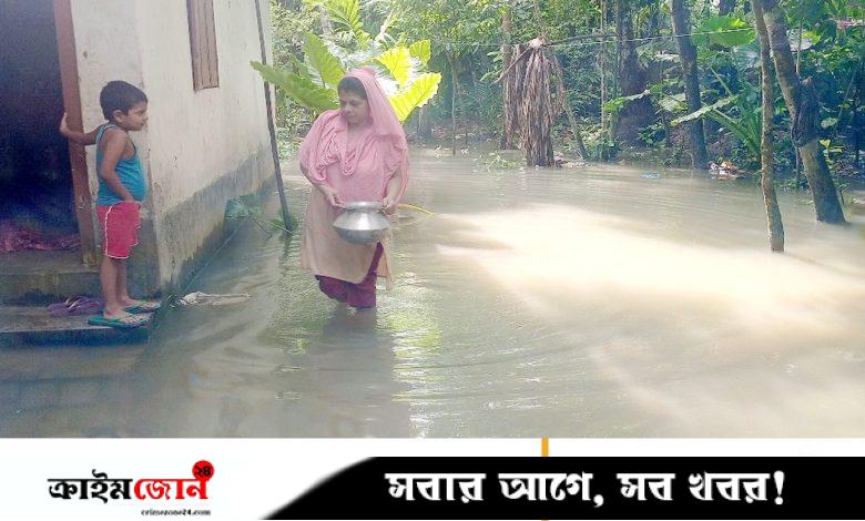 পিরোজপুরে নদ-নদীর পানি বৃদ্ধি, শতাধিক গ্রাম প্লাবিত