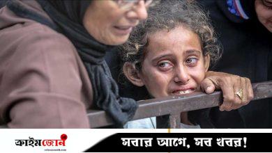 গাজায় ইসরায়েল সৃষ্ট দুর্ভিক্ষে মরল আরও ৫ জন, নিহত বেড়ে ৫৯৮০০ ছুঁইছুঁই
