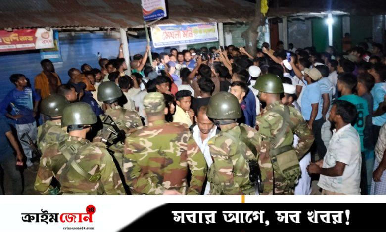 ধর্মীয় কটূক্তির অভিযোগে যুবক আটক, ভুল বাড়ি ভাঙচুর বিক্ষুব্ধ জনতার