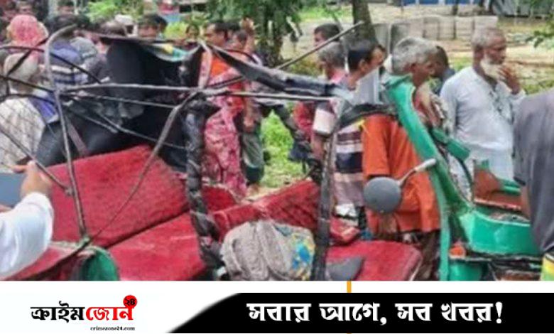 বগুড়ায় কাভার্ড ভ্যানের ধাক্কায় অটোরিকশার ২ যাত্রী নিহত, আহত ৩
