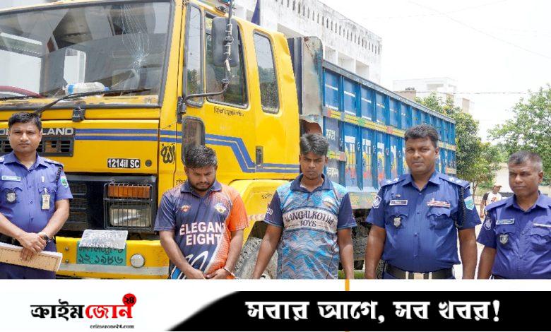 ধামইরহাট থেকে চুরি হওয়া ট্রাক ঢাকায় উদ্ধার, গ্রেপ্তার ২