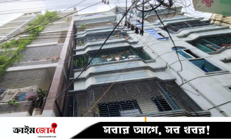 ডেমরায় হেলে পড়েছে ৬তলা আবাসিক ভবন, সিলগালা