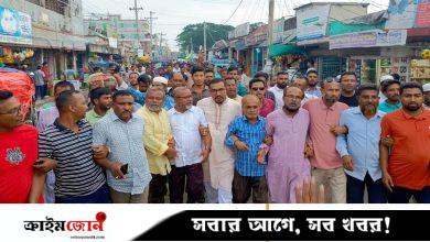 বাবরকে জড়িয়ে নাসীরুদ্দিন পাটওয়ারীর মন্তব্যের প্রতিবাদে নেত্রকোনায় বিএনপির বিক্ষোভ