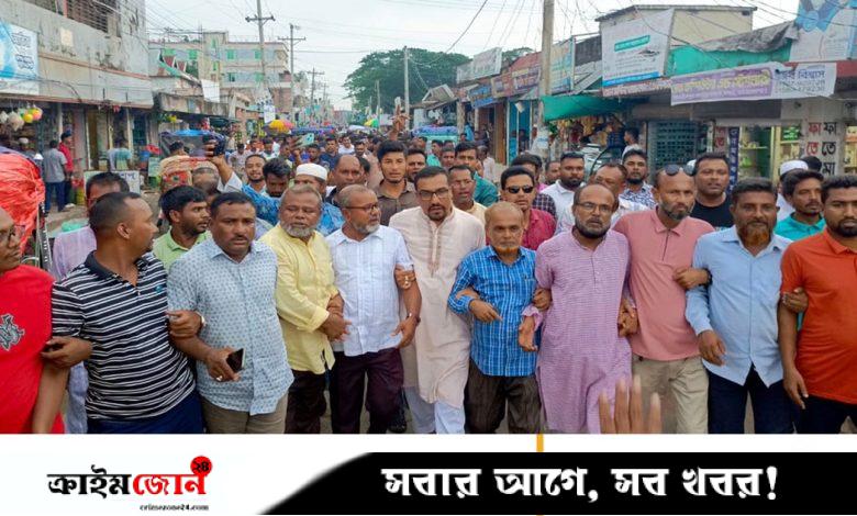 বাবরকে জড়িয়ে নাসীরুদ্দিন পাটওয়ারীর মন্তব্যের প্রতিবাদে নেত্রকোনায় বিএনপির বিক্ষোভ