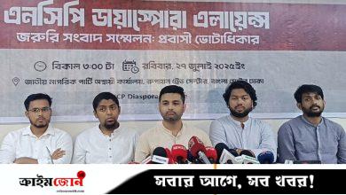 প্রবাসী ভোটার নিবন্ধন দ্রুত শুরুর তাগিদ এনসিপি ডায়াসপোরা অ্যালায়েন্সের