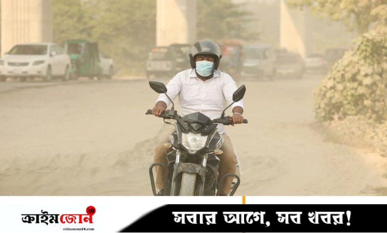 সহনীয় বাতাস নিয়েও বায়ুদূষণের তালিকায় আজ এগিয়েছে ঢাকা