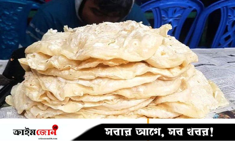 দুই শ বছরের ঐতিহ্য ঘিওরের থাপড়ানো রুটি