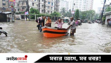বৃষ্টি আর জোয়ারের পানিতে তলিয়ে গেছে চট্টগ্রাম নগরী, ভোগান্তিতে এইচএসসি পরীক্ষার্থীসহ কর্মজীবীরা