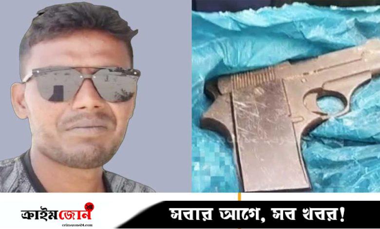 সিরাজগঞ্জে পিস্তল উঁচিয়ে ট্রাকে চাঁদাবাজি, পিটুনি দিয়ে পুলিশে সোপর্দ