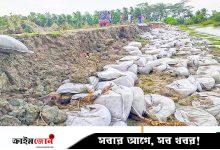 মেঘনার ভাঙনের কবলে মনপুরা