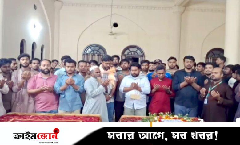 গভীর রাতে মওলানা ভাসানীর মাজারে নাহিদ ইসলাম