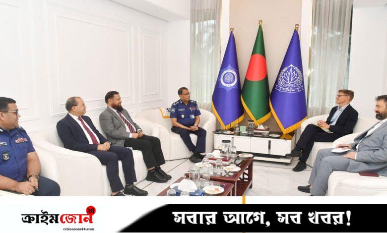 ‎আইজিপির সঙ্গে জাতিসংঘ মানবাধিকার পরিষদ কর্মকর্তার সাক্ষাৎ