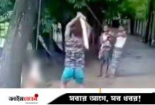 গাছে ঝুলিয়ে কুকুর পিটিয়ে হত্যা