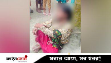 গলায় জুতার মালা, কেটে দেওয়া হয় চুল