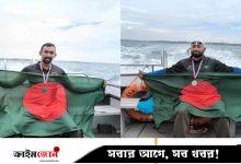৩৭ বছর পর ইংলিশ চ্যানেল পাড়ি দিলেন দুই বাংলাদেশি