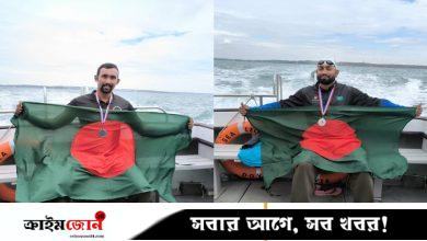৩৭ বছর পর ইংলিশ চ্যানেল পাড়ি দিলেন দুই বাংলাদেশি