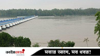 লালমনিরহাটে তিস্তার পানি বিপৎসীমার ওপরে, বন্যার শঙ্কা