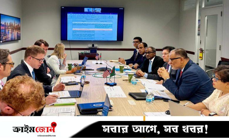 ওয়াশিংটনে বাংলাদেশ ও যুক্তরাষ্ট্রের মধ্যে শুল্ক নিয়ে বৈঠক চলছে
