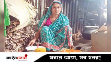 পাঁপড় বিক্রির টাকায় চলে সংসার