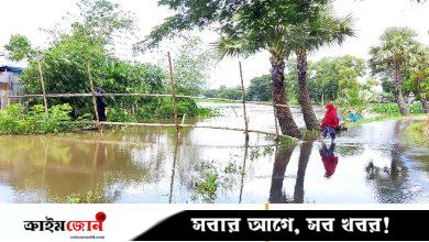 ব্রাহ্মণপাড়ায় পাহাড়ি ঢল ও বৃষ্টিতে বাড়ছে পানি, আতঙ্কে নিম্নাঞ্চলের মানুষ