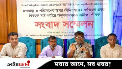 রাজশাহীর ৯৯ ভাগ কীটনাশকের দোকানে নিষিদ্ধ ওষুধ, হুমকিতে পরিবেশ