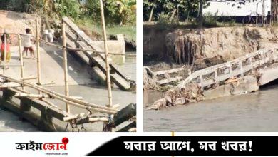 অপরিকল্পিত নদী খননে ৭ সেতুতে ধস