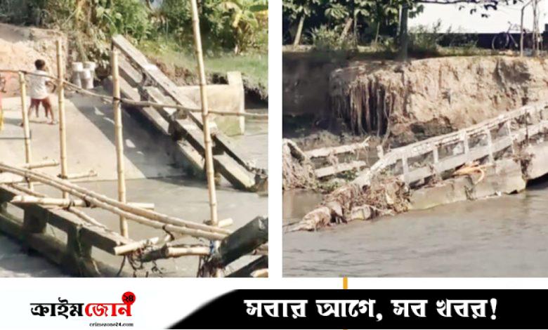 অপরিকল্পিত নদী খননে ৭ সেতুতে ধস