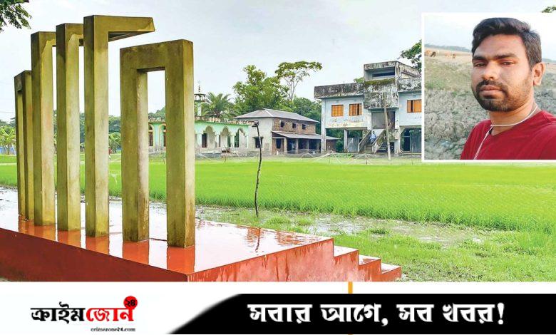 বরগুনায় মাদ্রাসার মাঠ দখল করে বীজতলা