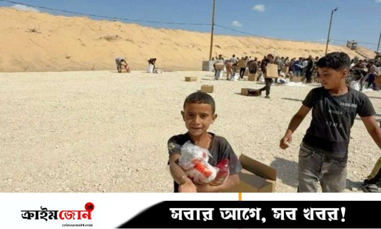 ত্রাণ দেওয়ার কয়েক মিনিটের মাথায় ফিলিস্তিনি কিশোরকে গুলি করে হত্যা ইসরায়েলি সেনাদের
