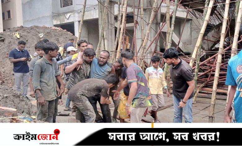 জাককানইবিতে নির্মাণাধীন হলের ছাদ ভেঙে আহত ১০