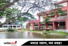 বিদ্যালয়ের মাঠে জলাবদ্ধতা, চরম দুর্ভোগে শিক্ষক-শিক্ষার্থীরা