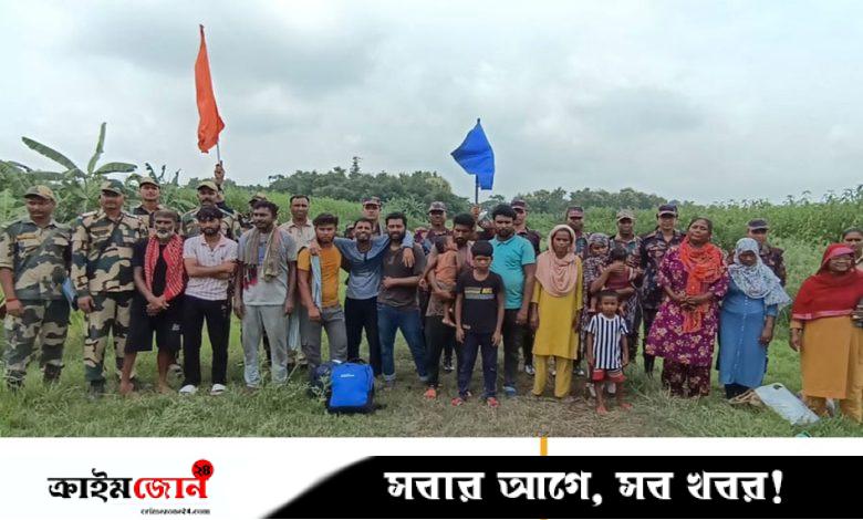 বিজিবির কাছে ১৭ বাংলাদেশিকে হস্তান্তর বিএসএফের