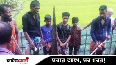 একে একে হারিয়ে যায় ৫ ছাগল, ২০ ফুট লম্বা অজগরকে পিটিয়ে হত্যা