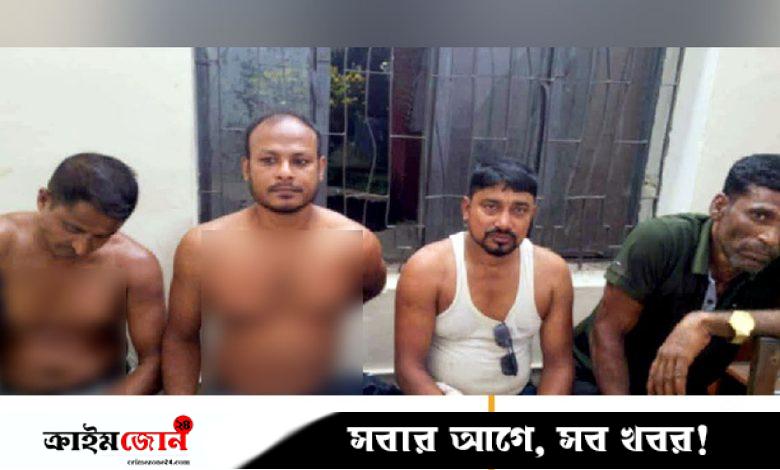 ডাকাতির প্রস্তুতিকালে মনিরামপুরে যুবদলের চার কর্মী গ্রেপ্তার