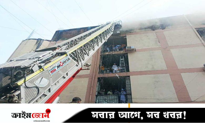 রাজধানীর গুলিস্তানে সুন্দরবন স্কয়ার মার্কেটে আগুন