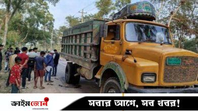 হবিগঞ্জে চা-বাগানের রাস্তায় গাছ ফেলে ট্রাকে ডাকাতি