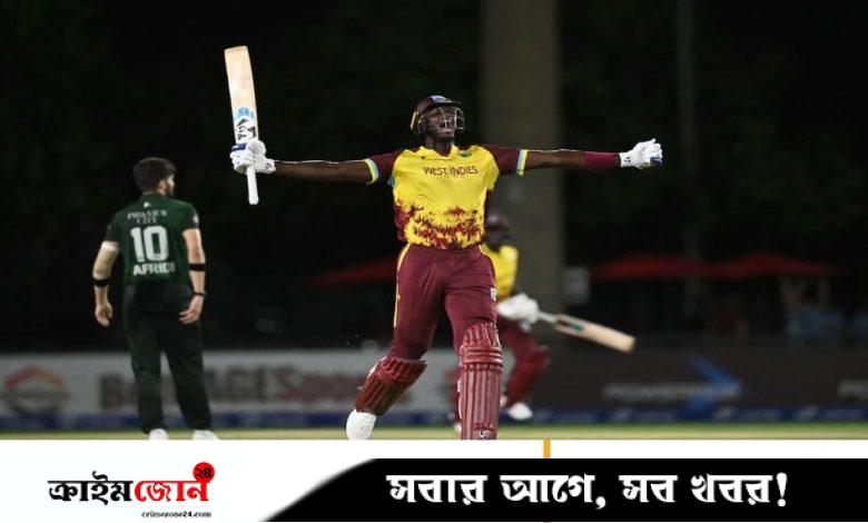 শেষ বলের রোমাঞ্চে পাকিস্তানকে হারিয়ে অবশেষে জিতল ওয়েস্ট ইন্ডিজ