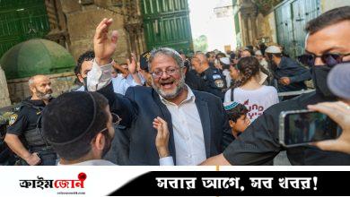গাজা দখল করতেই হবে, আল-আকসা কম্পাউন্ডে দাঁড়িয়ে ইসরায়েলি মন্ত্রীর ঘোষণা